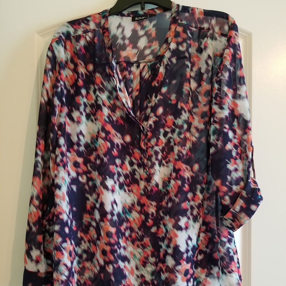a.n.a Sheer Blouse